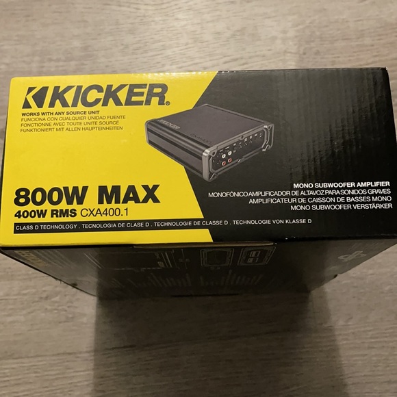 Kickers Car Audio, Video & GPS Kicker Cx 40w Class D Digital Mono